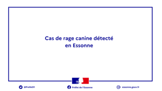 Cas de rage canine détecté en Île-de-France, en Essonne