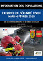 Exercice de sécurité civile - 4 février 2020